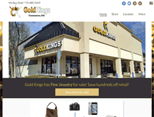 Tablet Screenshot of goldkingsonline.com
